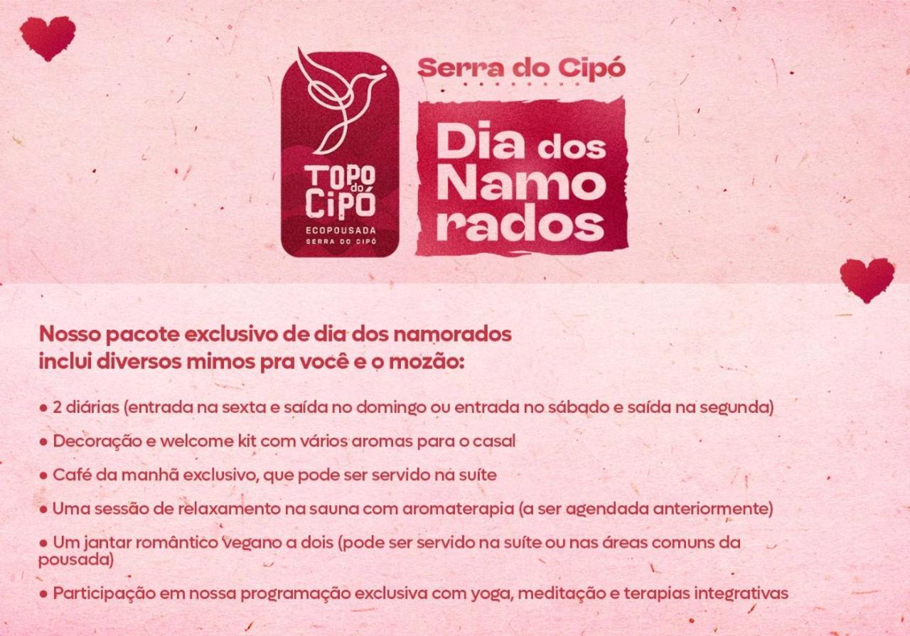 Topo Do Cipo Ecopousada Vegana Serra do Cipo National Park Kültér fotó